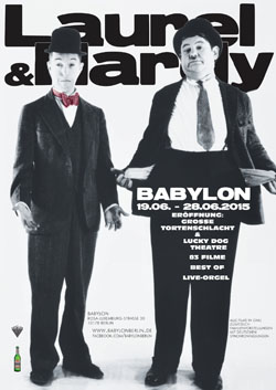 lauren & hardy babylon (poster)