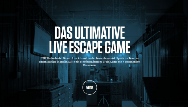 Live Escape Game (Screenshot http://www.exit-game.de/)