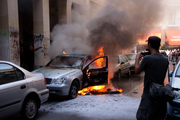 Generalstrike, Athens (Photo: Marcel @DemianvonPrittwitz)