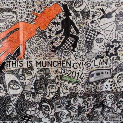 Damian Le Bas, This is München, Gypsyland, 132 x 98cm (Foto: Galerie Kai Dikhas)