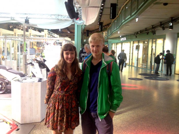 Die beiden vom Filmhörspiel Jovanna und Aaron