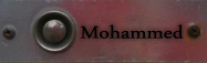 Mohammed-Klingelschild