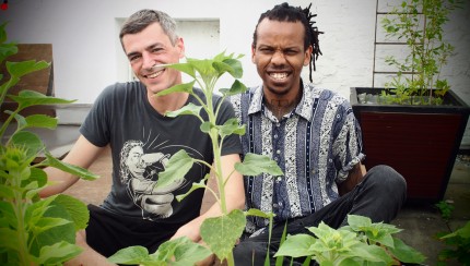 Floyd Lavine (r.) mit Mathi (Foto: Nina Maul)