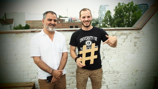 WestTech Ventures-CEO Masoud Kamali (r.) und Jan König vom StartUp #now (Foto: R. Kranz)