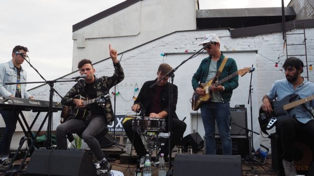 Arkells live beim MorningShowcase (Foto: Fabian Broicher)
