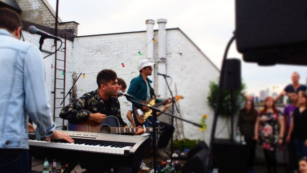 Arkells live beim MorningShowcase (Foto: Fabian Broicher)