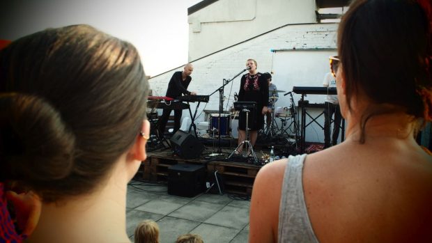 New Found Land live beim MorningShowcase am Nachmittag (Foto: Fabian Broicher)