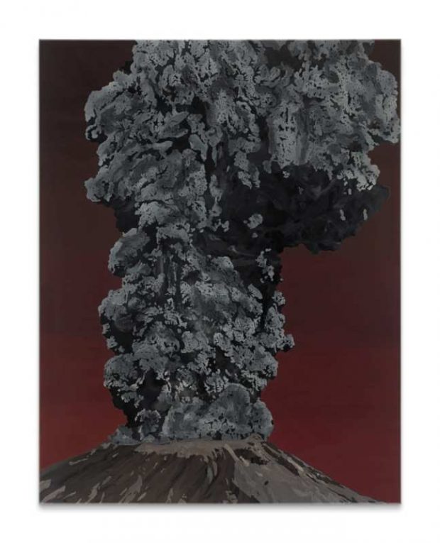 Das Gemälde SDNN (volcano) II von Sven Drühl