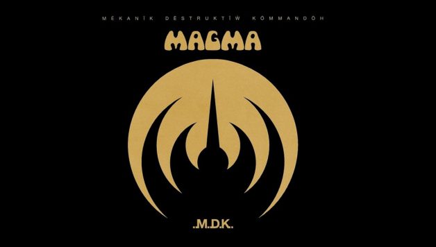 Magmas charakteristisches Logo auf dem Cover von "Mekanïk Destruktïw Kommandöh"