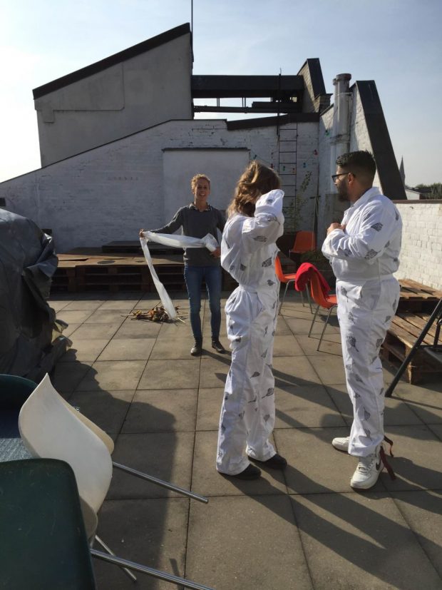 Sterbender Schwan, Teil 1 - Making of des Titelbilds (Foto: Nina Maul)