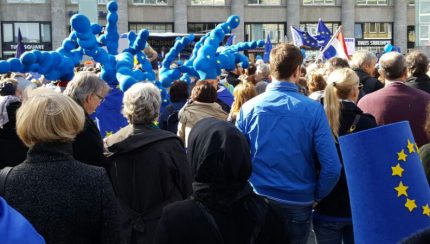 Pulse of Europe-Kundgebung in Köln (Foto: Sophie Euler)