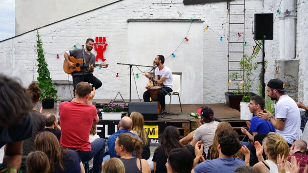 Nick Mulvey, Federico Bruno,FluxFM, MorningShowcase, Berlin, Kreuzberg, Radio, Radio Session, Wake Up Now!