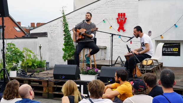 Nick Mulvey, Federico Bruno,FluxFM, MorningShowcase, Berlin, Kreuzberg, Radio, Radio Session, Wake Up Now!