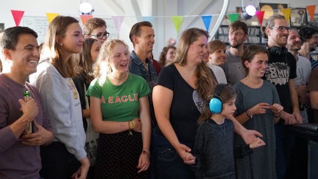 MorningShowcase am Nachmittag mit Kakkmaddafakka, 14. September 2017 in der FluxFM-Redaktion (Foto: Jamal Ali)