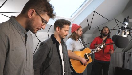 Mighty Oaks im FluxFM-Studio