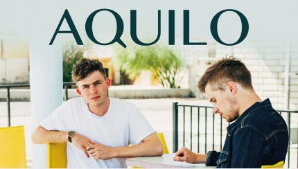 Aquilo in der Kantine am Berghain, Veranstaltungsfoto mit den beiden Künstlern, Konzert 2018