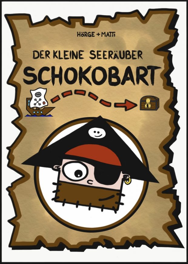 So soll es aussehen - das buch über den kleinen Seeräuber Schokobart. (Foto: Jörg Schröder)