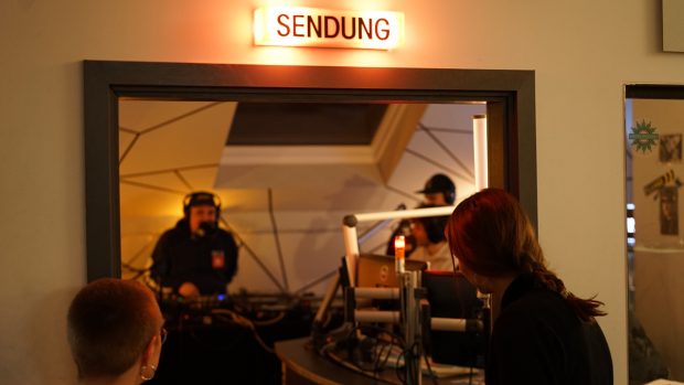 Modeselektor bei FluxFM (Foto: Sophie Euler)