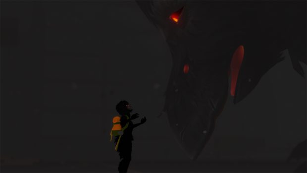 Ihre Mimik verrät dabei sehr viel über ihren Gemütszustand. (Screenshot | Quelle: Sea of Solitude; Jo-Mei Games /Electronic Arts)