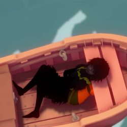Allein in einem Boot beginnt ihre Reise. (Screenshot | Quelle: Sea of Solitude; Jo-Mei Games /Electronic Arts)