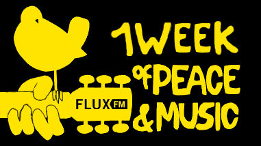 FluxFM Flashback: Wir feiern 50 Jahre Woodstock-Festival! (Grafik: Elisabeth Demuth)