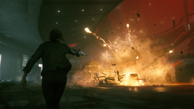 Immer wieder kommt es beim Spielen von Control zu actiongeladenen Kämpfen. (Quelle: Remedy Entertainment)