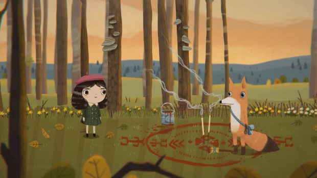 Misfortune und ihr Freund der Fuchs. Was es mit dieser Beziehung auf sich hat, müsst ihr herausfinden. (Quelle: Killmonday Games)