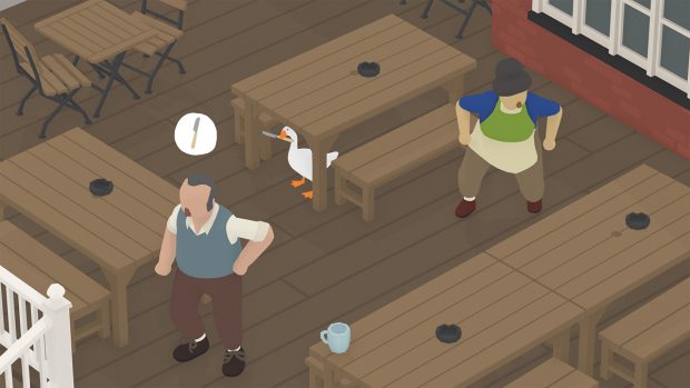 In Untitled Goose Game übernehmt ihr die Kontrolle einer echten Bad Goose. (Quelle: House House)