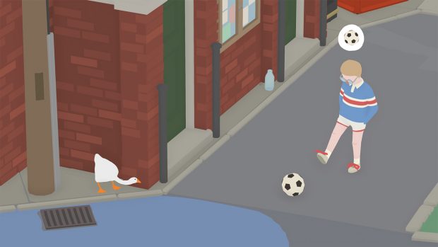 In Untitled Goose Game übernehmt ihr die Kontrolle einer echten Bad Goose. (Quelle: House House)
