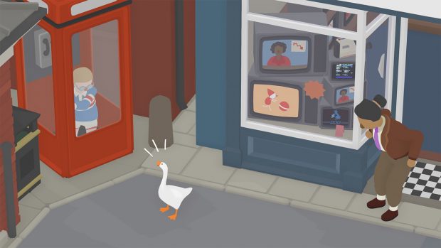 In Untitled Goose Game übernehmt ihr die Kontrolle einer echten Bad Goose. (Quelle: House House)
