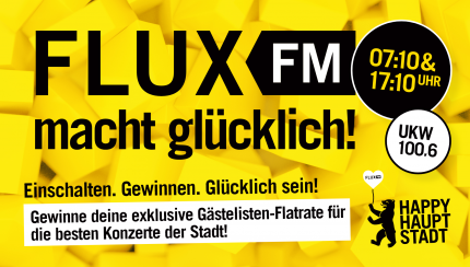 FluxFM schickt dich ein Jahr lang auf die besten Konzerte der Stadt!